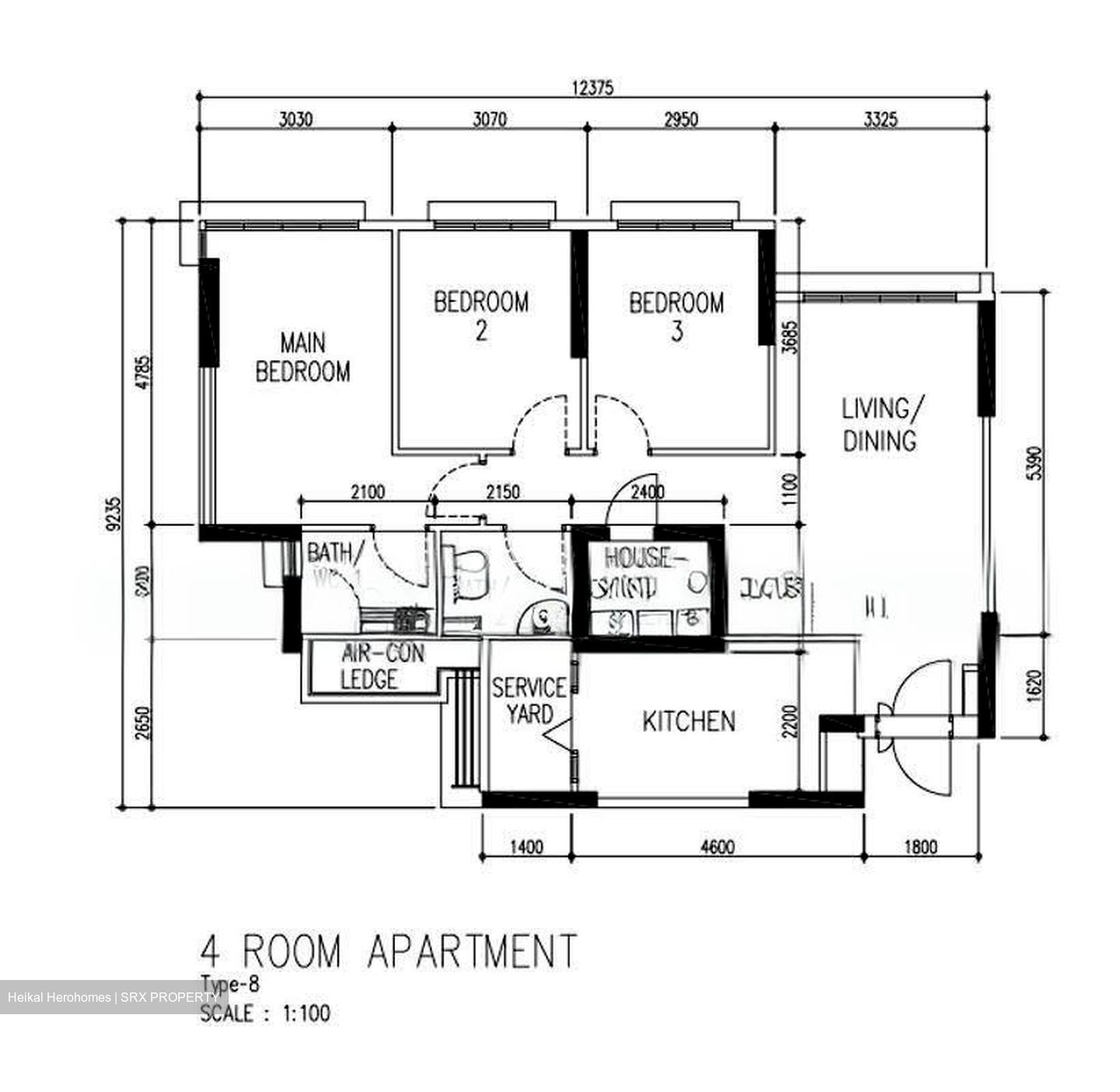 Blk 93A Telok Blangah Parcview (Bukit Merah), HDB 4 Rooms #629257511